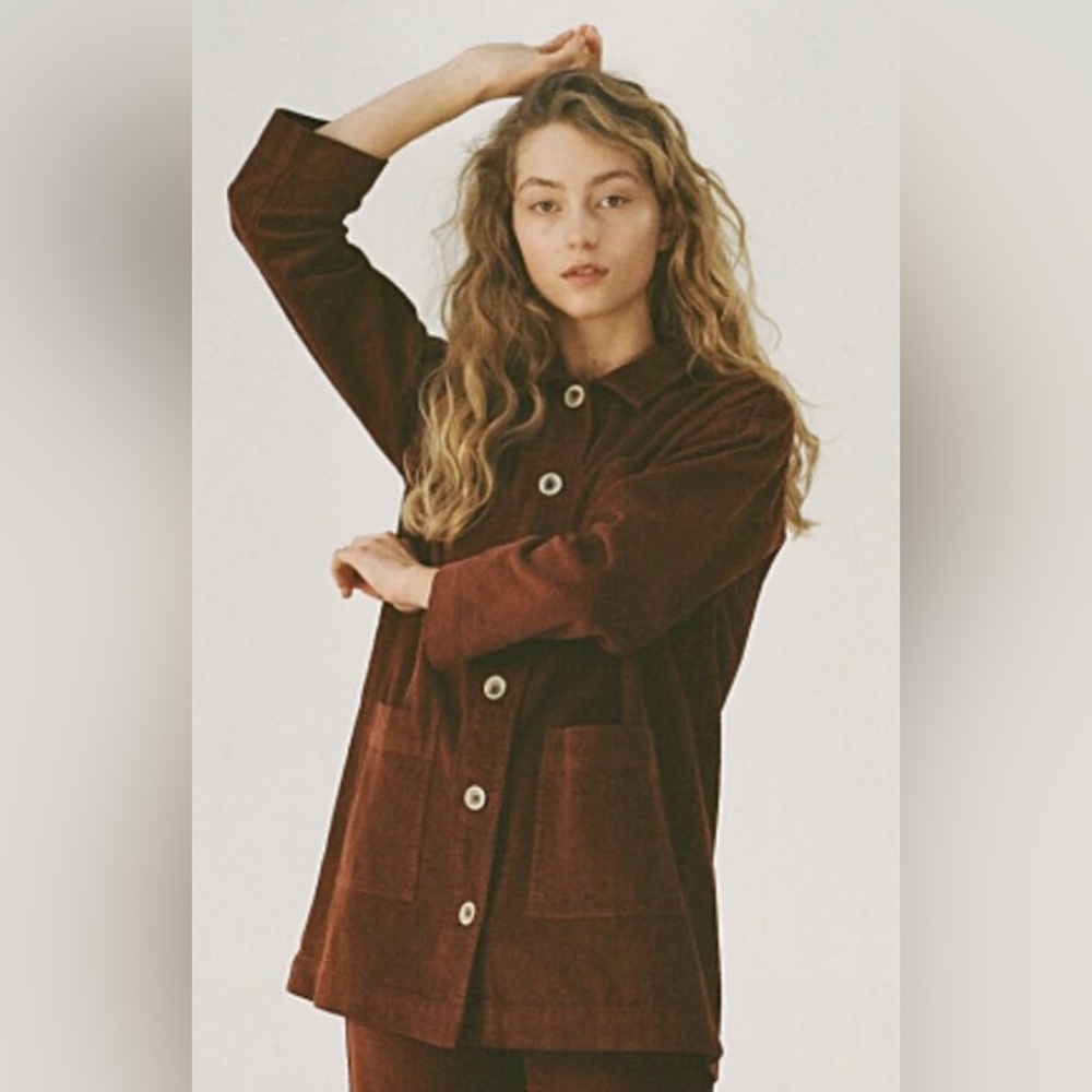 Paloma Wool Panna corduroy chestnut shirt jacket size M